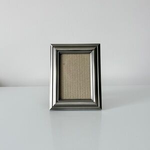 Burnes Of Boston Frame 5X7 Silver Pewter Tabletop or Wall Mount Picture Frames